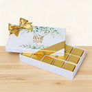 Get well soon eucalyptus designed 15-piece chocolate hard box