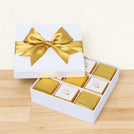 Get well soon gold designed 9-piece chocolate hard box