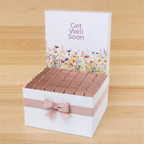 Get well soon flower chocolate extra ...