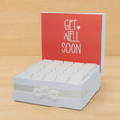 Get well soon flower decorated premium chocolate large hamper
