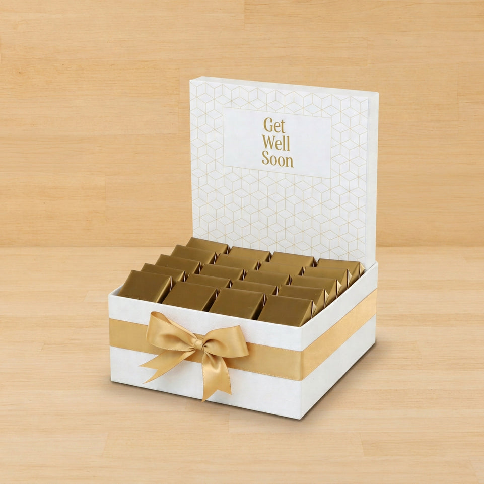 Get well soon classic designed chocolate medium hamper