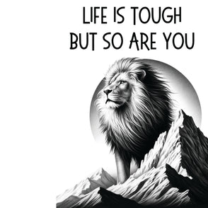 Get well soon life is tough greeting ...