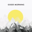 Good morning greeting card