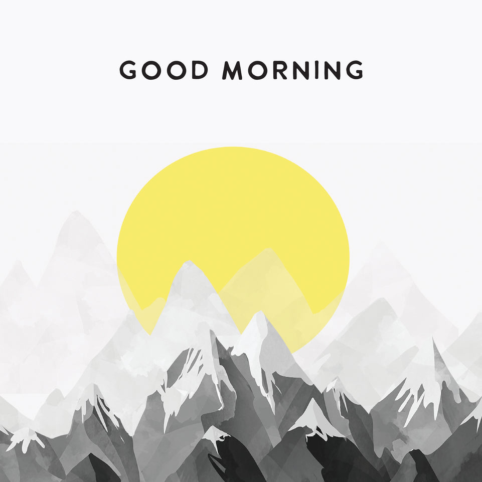 Good morning greeting card