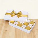 Happy anniversary gold designed 15P premium chocolate hard box
