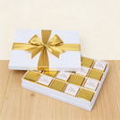 Happy anniversary gold designed 20P chocolate hard box