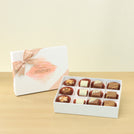 Happy anniversary stained designed 12P premium chocolate hard box