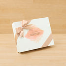 Happy anniversary stained designed 12P premium chocolate hard box