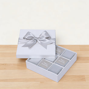 Happy anniversary classic silver desi...