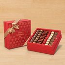 Happy Valentine's Day outline heart designed premium chocolate gift box