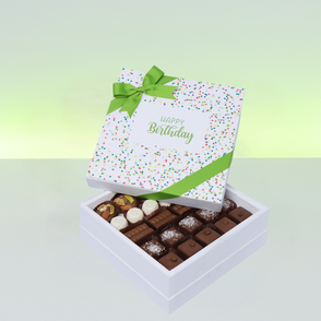 Happy birthday green designed premium...