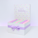 "Happy birthday" star designed premium chocolate extra large hamper