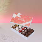 Happy birthday fireworks designed 15P chocolate hard box