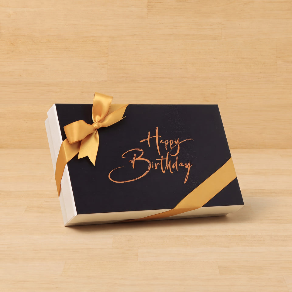Happy birthday minimalist designed 15P chocolate hard box