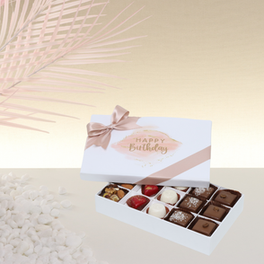 Happy birthday stain taupe designed 1...