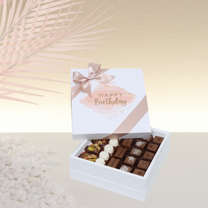 Happy birthday stain designed chocola...