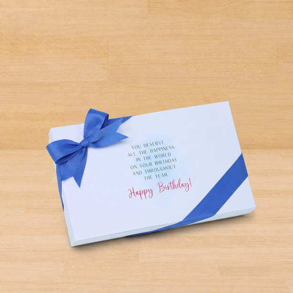 Happy Birthday "you deserve happiness" premium chocolate 15P hard box
