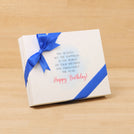 Birthday you deserve happiness 20P chocolate hard box