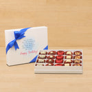 Birthday you deserve happiness 20P chocolate hard box