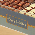 Happy Birthday premium chocolate small  double acrylic tray
