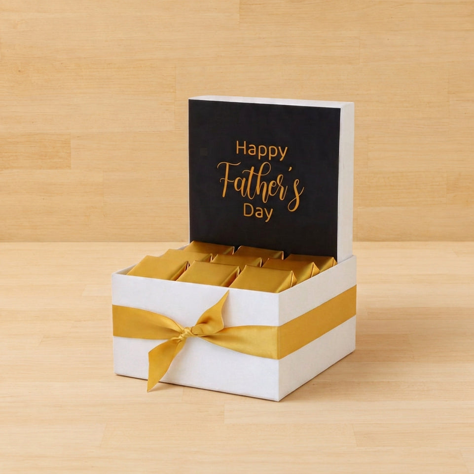 Father's day minimalist designed premium chocolate small hamper