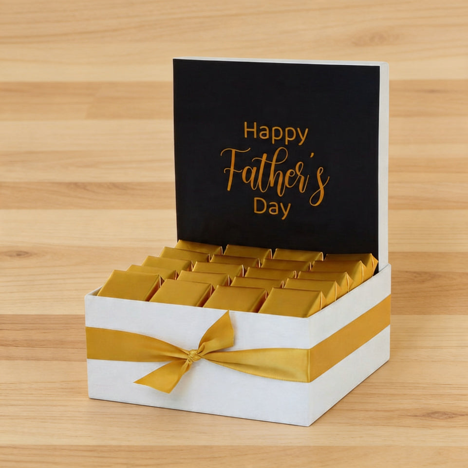"Father's day" minimalist designed chocolate medium hamper