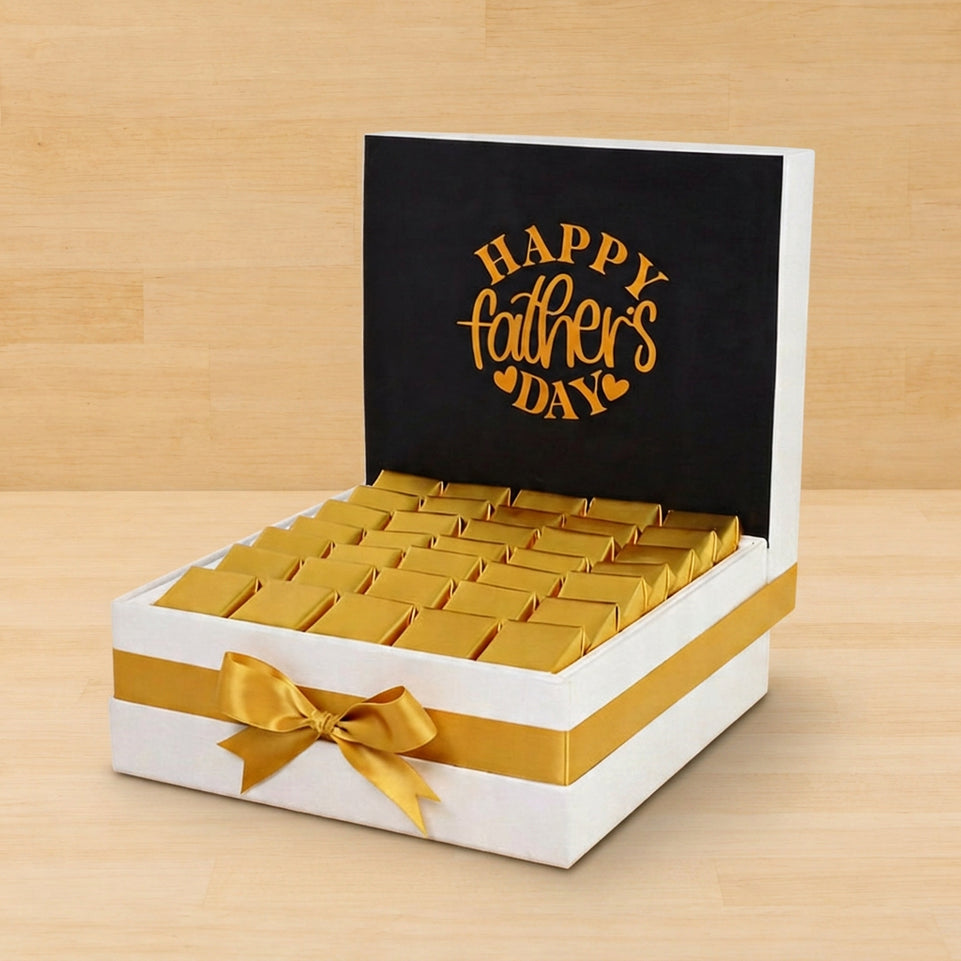 Father's day minimalist designed premium chocolate large hamper