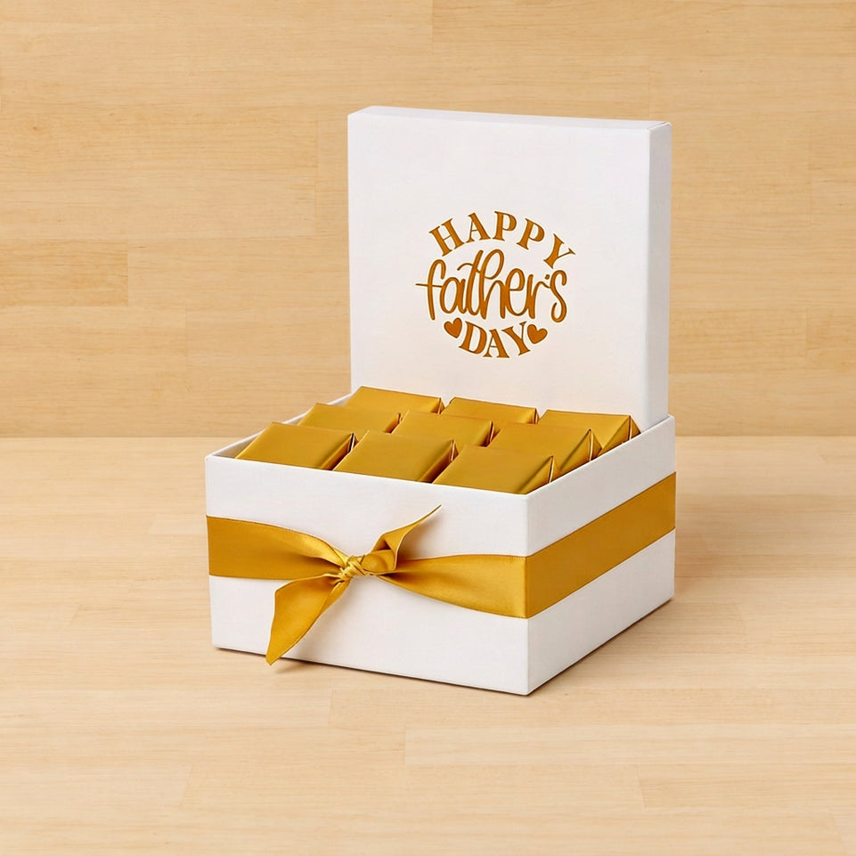 Father's day minimalist designed premium chocolate small hamper
