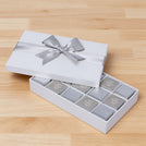 "Happy mother's day" classic silver 15-piece chocolate hard box