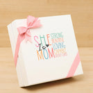 Mother's day premium chocolate 2-layer hard box