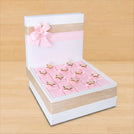 Baby girl acrylic star decorated chocolate large hamper