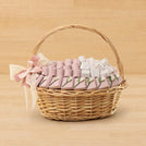 Baby girl flower decorated chocolate medium basket