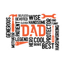 Happy father's day the man the myth the legend greeting card