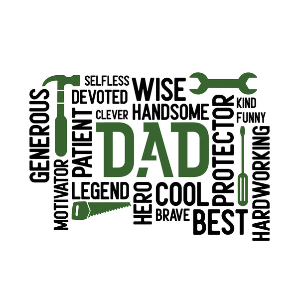 Happy father's day the man the myth the legend greeting card