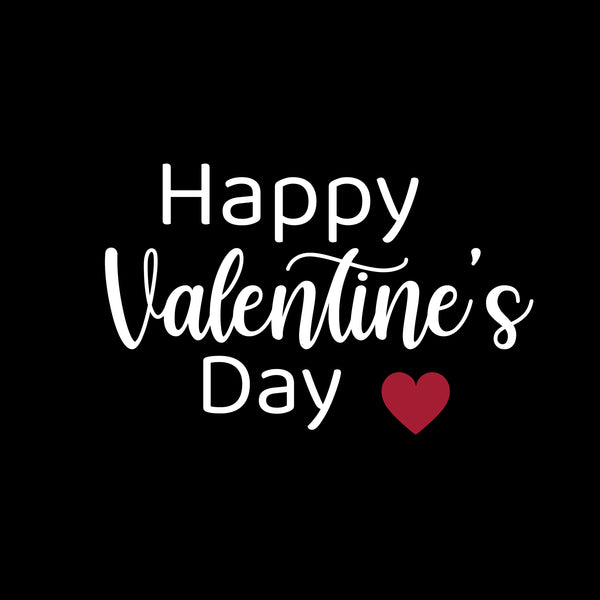 Happy valentine's day heart greeting card