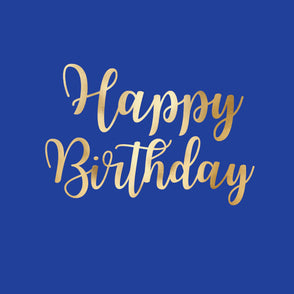 Happy birthday gradient solid color g...