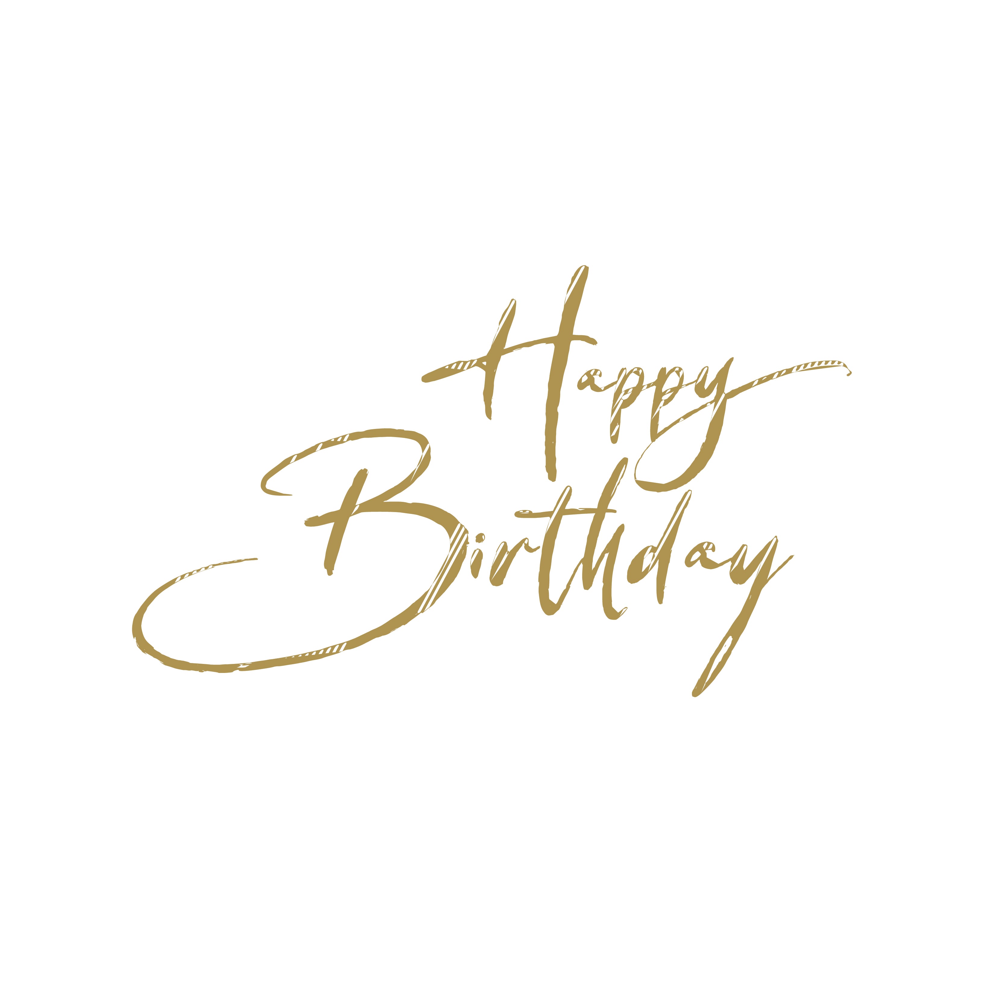 Happy birthday minimalist greeting card