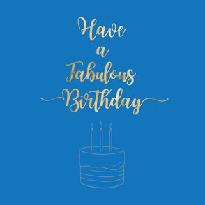 Have a fabulous birthday greeting card