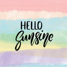Hello sunshine greeting card