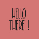 Hello there greeting card