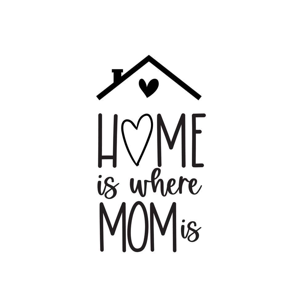 Home is where mom is greeting card