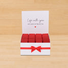 Love message "life with you" designed premium chocolate medium hamper