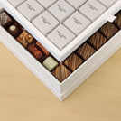Corporate customized premium chocolate 2-layer hard box