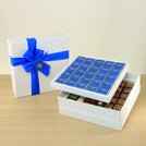 Corporate customized premium chocolate 2-layer hard box