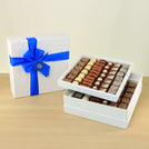 Corporate customized premium chocolate 2-layer hard box