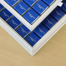 Corporate customized premium chocolate 2-layer hard box