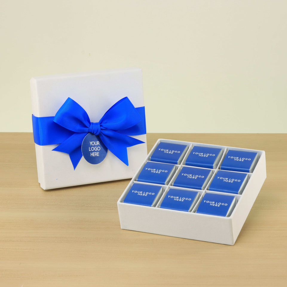 Set of 5 corporate customized premium chocolate 9P hard box