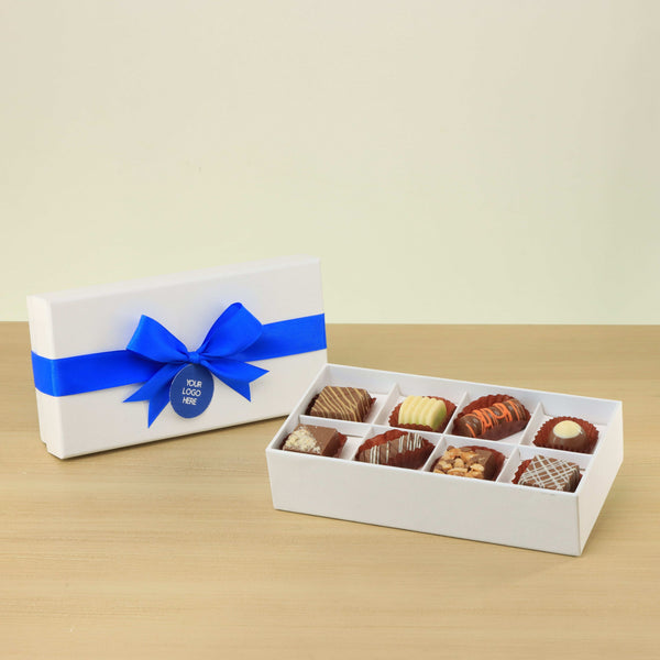 Set of 6 corporate customized premium chocolate 8P hard box