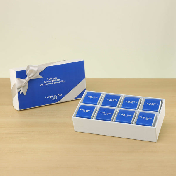 Set of 6 corporate customized premium chocolate 8P hard box