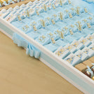 Baby boy teddy designed premium chocolate large leather tray